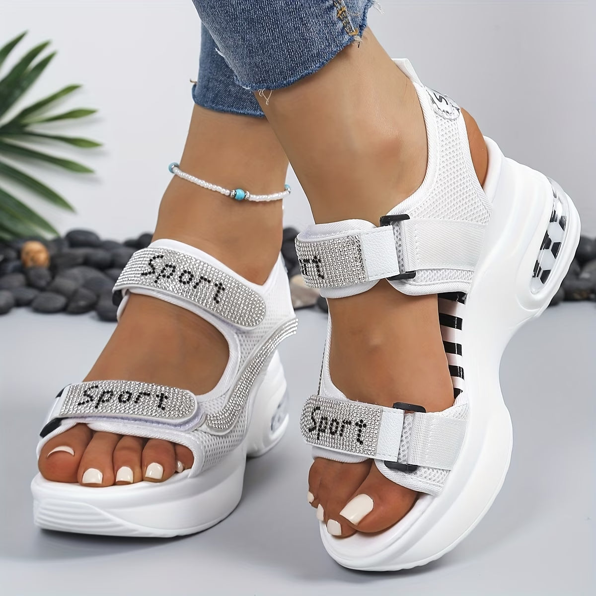 Women's Platform Wedge Air Cushion Sports Sandals