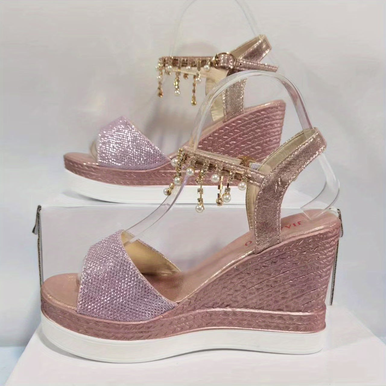 Slope With Bead Sandals for Women 888