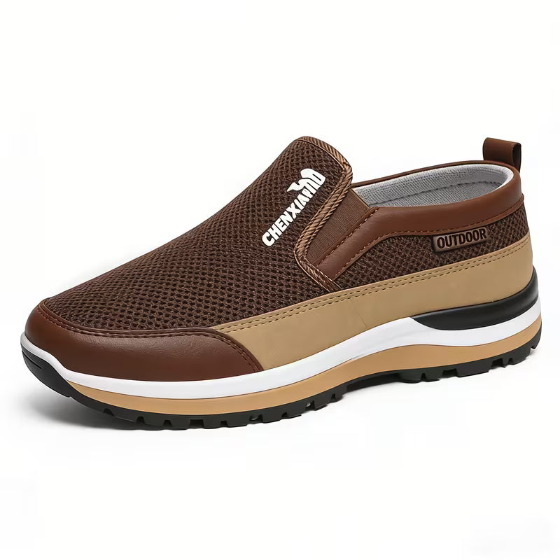 Men'S Comfortable Non-Slip Loafers |Solid Color Breathable