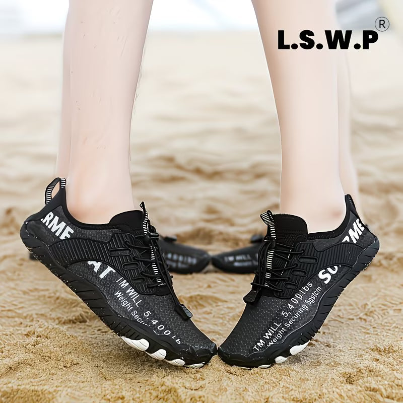 Men's Wading Shoes, Anti-Slip, Breathable Knit Mesh Indoor