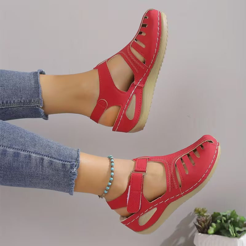 Women's Platform Sandals, Closed Toe Round Toe