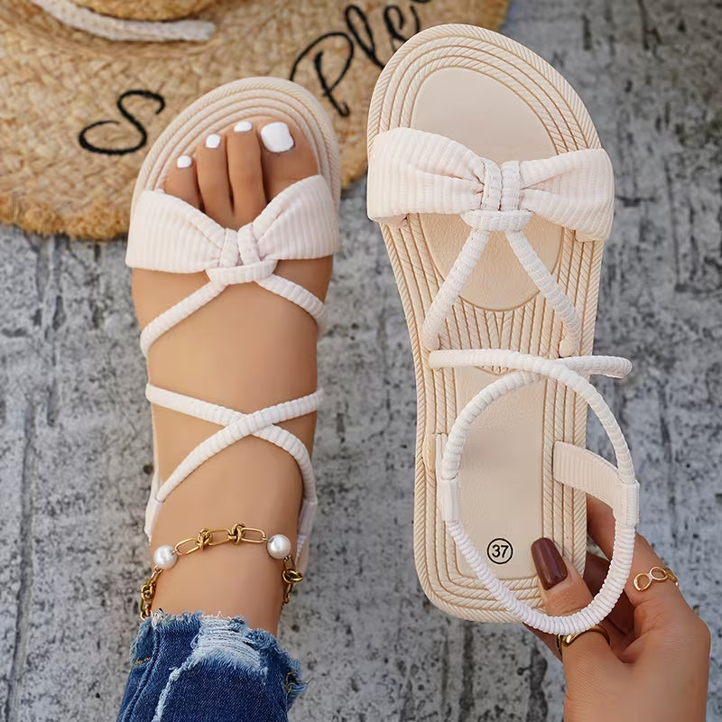 New Summer Light Beige Home Slip-On Flat