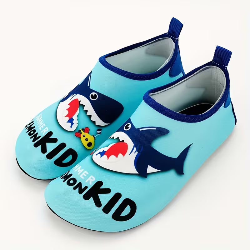 Little Kids Boy's Barefoot Water Shoes Cartoon