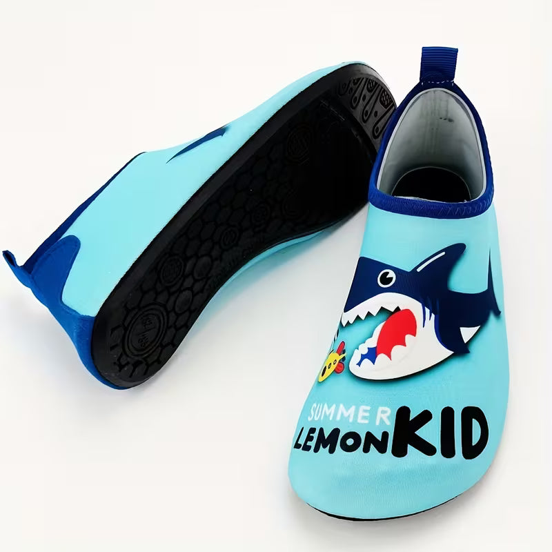 Little Kids Boy's Barefoot Water Shoes Cartoon
