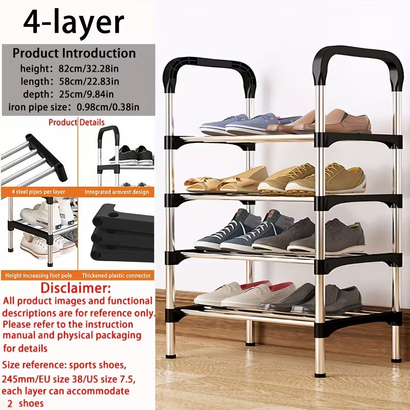 A multi-layer shoe rack, independent shoe rack