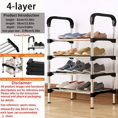 A multi-layer shoe rack, independent shoe rack