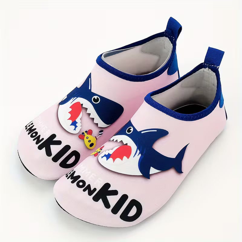 Little Kids Boy's Barefoot Water Shoes Cartoon