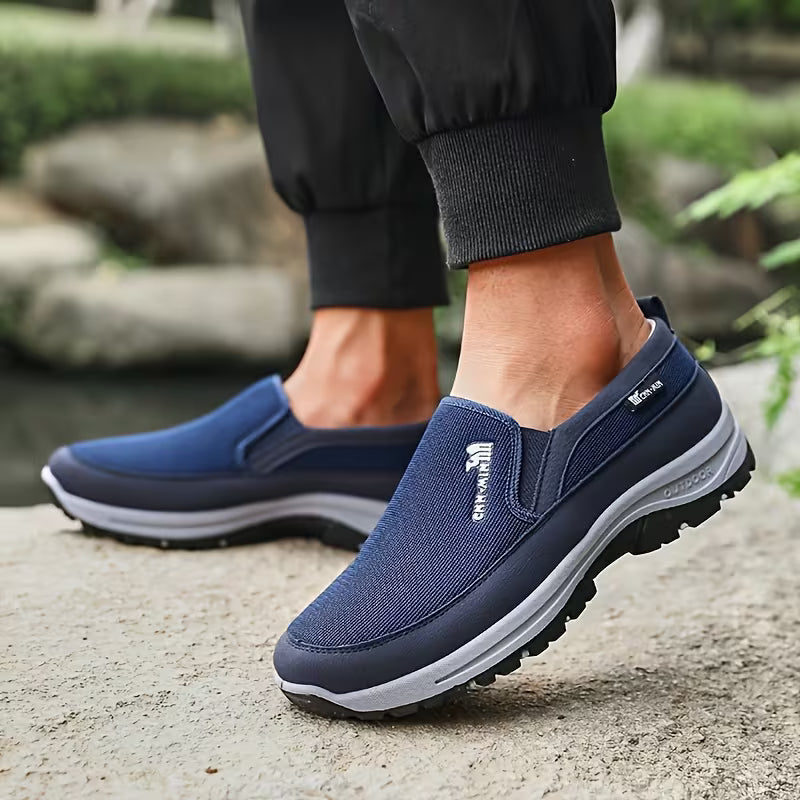 Men'S Comfortable Non-Slip Loafers |Solid Color Breathable