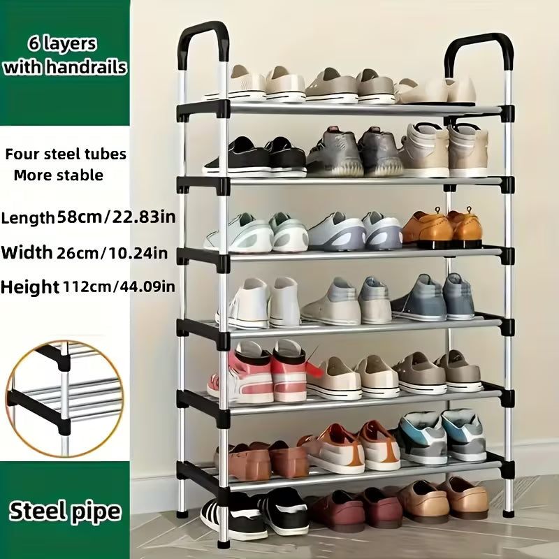 1 Set Multi-Tier Shoe Organizer, Freestanding Shoe Rack