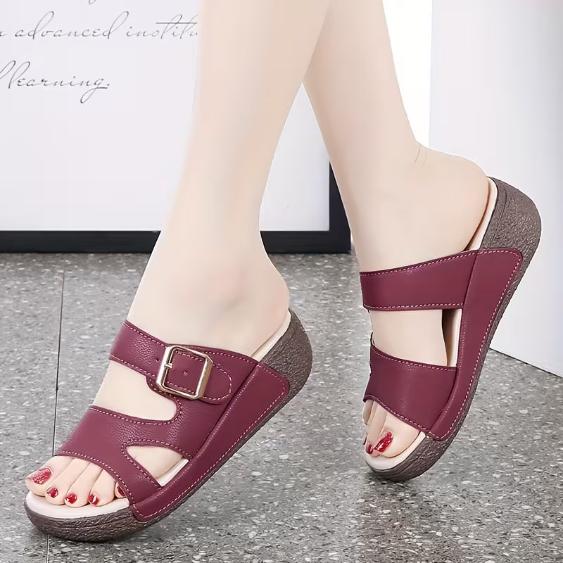 Leng Slippers Women's Mom Shoes Summer