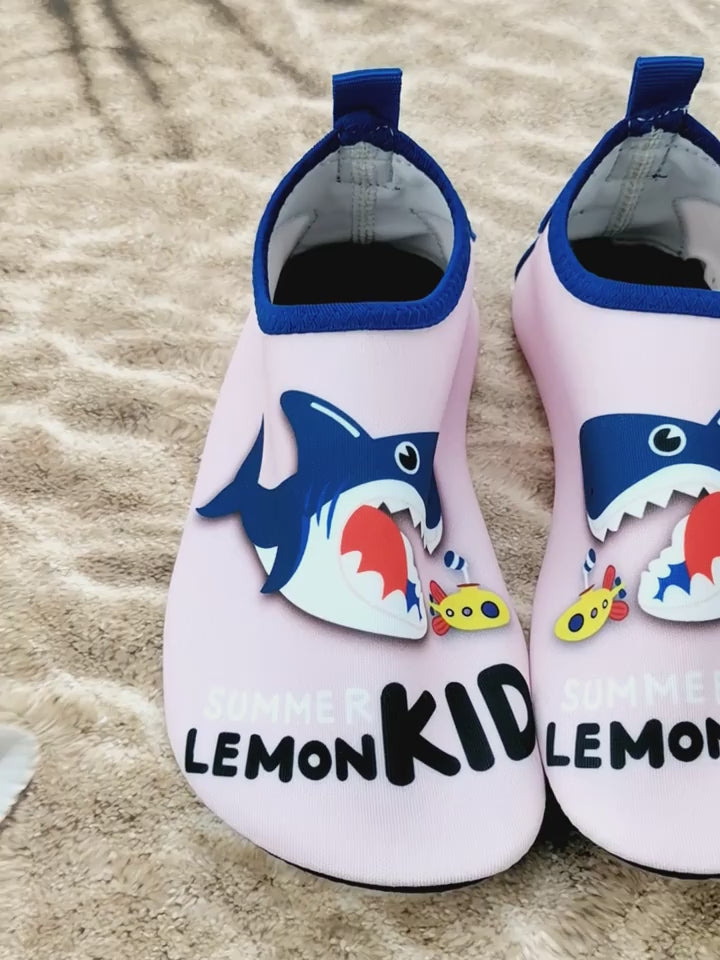 Little Kids Boy's Barefoot Water Shoes Cartoon