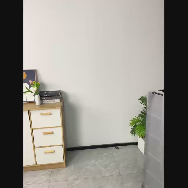1 Set - Dustproof Transparent Retail Shoe Display Cabinet, Foldable,