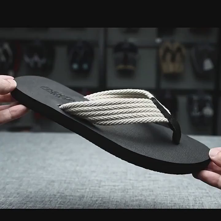 Men's Flip Flops - Comfortable, Non Slip Thick Soled Summer Sandals